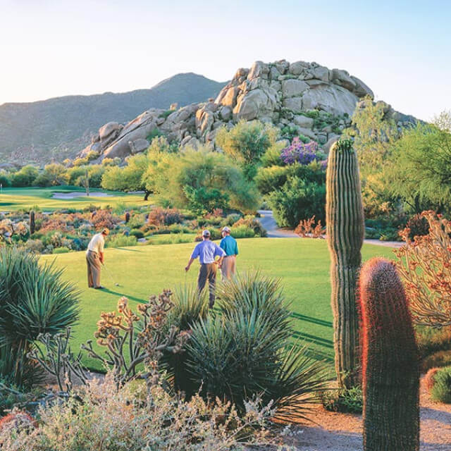 Golfing in Scottsdale, Arizona