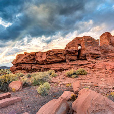 Wupatki National Monument in Flagstaff, Arizona
