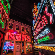 Neon lights at the American Sign Museum near Northern Kentucky