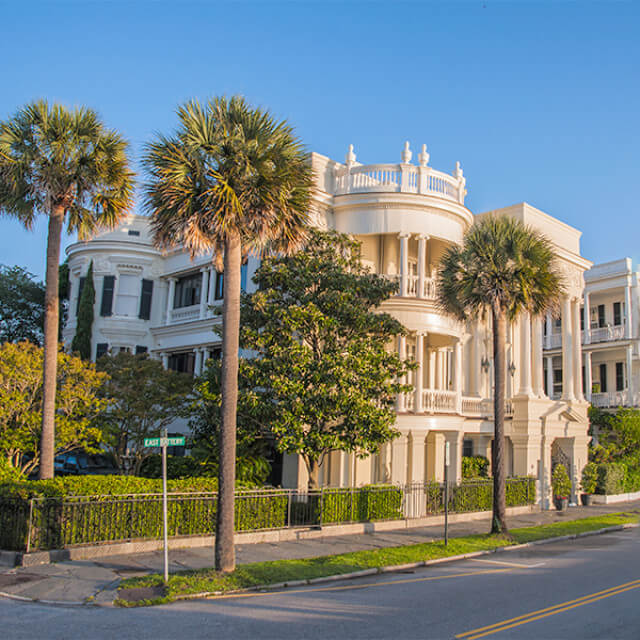 Unique architecture in Charleston, South Carolina