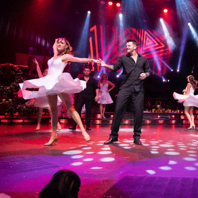 Performers dance in a Myrtle Beach, South Carolina, stage show