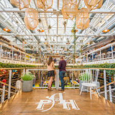 Interior of the Anaheim Packing House in Anaheim, California