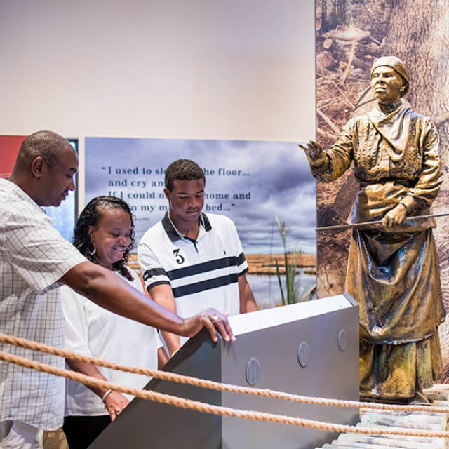 Visiting the Harriet Tubman Museum in Cambridge, Maryland