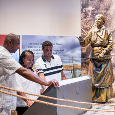 Visiting the Harriet Tubman Museum in Cambridge, Maryland