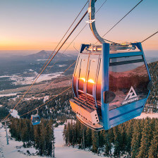 Riding the Snowbowl Scenic Gondola in Flagstaff, Arizona