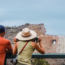 Gazing at the Crazy Horse Memorial in Custer County, South Dakota